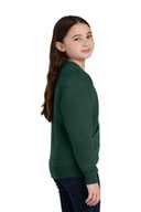 Port & Co ™  Youth Core Fleece Crewneck Pocket Sweatshirt PC78YPKT