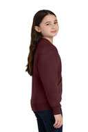 Port & Co ™  Youth Core Fleece Crewneck Pocket Sweatshirt PC78YPKT