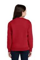 Port & Co ™  Youth Core Fleece Crewneck Pocket Sweatshirt PC78YPKT