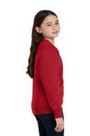Port & Co ™  Youth Core Fleece Crewneck Pocket Sweatshirt PC78YPKT