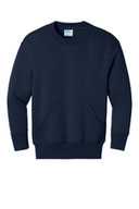 Port & Co ™  Youth Core Fleece Crewneck Pocket Sweatshirt PC78YPKT