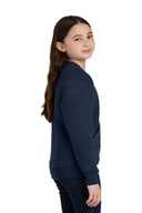 Port & Co ™  Youth Core Fleece Crewneck Pocket Sweatshirt PC78YPKT
