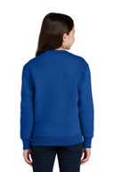 Port & Co ™  Youth Core Fleece Crewneck Pocket Sweatshirt PC78YPKT