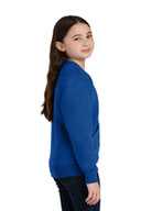 Port & Co ™  Youth Core Fleece Crewneck Pocket Sweatshirt PC78YPKT