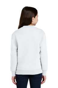 Port & Co ™  Youth Core Fleece Crewneck Pocket Sweatshirt PC78YPKT