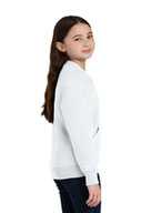 Port & Co ™  Youth Core Fleece Crewneck Pocket Sweatshirt PC78YPKT