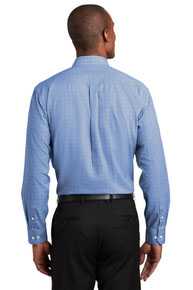 Red House ®  Windowpane Plaid Non-Iron Shirt. RH70