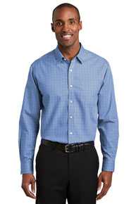 Red House ®  Windowpane Plaid Non-Iron Shirt. RH70