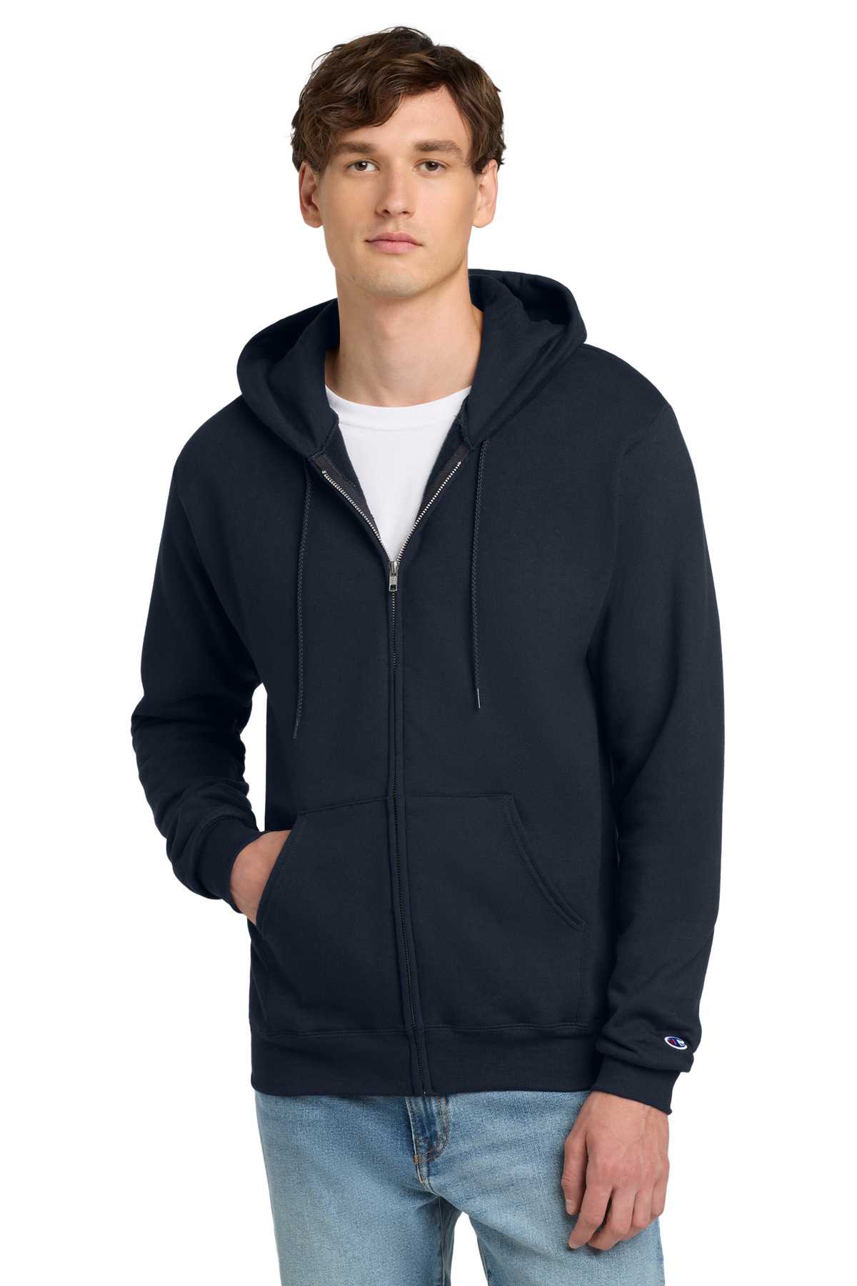 Champion ®  Powerblend Full-Zip Hoodie.S800