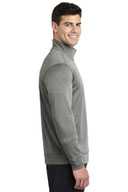 Sport-Tek  ®  PosiCharge  ®  Sport-Wick  ®  Heather Fleece 1/4-Zip Pullover. ST263