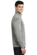 Sport-Tek  ®  PosiCharge  ®  Sport-Wick  ®  Heather Fleece 1/4-Zip Pullover. ST263
