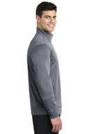Sport-Tek  ®  PosiCharge  ®  Sport-Wick  ®  Heather Fleece 1/4-Zip Pullover. ST263