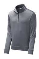 Sport-Tek  ®  PosiCharge  ®  Sport-Wick  ®  Heather Fleece 1/4-Zip Pullover. ST263