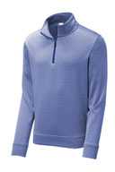 Sport-Tek  ®  PosiCharge  ®  Sport-Wick  ®  Heather Fleece 1/4-Zip Pullover. ST263