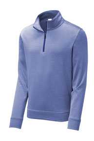 Sport-Tek  ®  PosiCharge  ®  Sport-Wick  ®  Heather Fleece 1/4-Zip Pullover. ST263