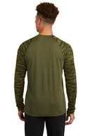 Sport-Tek ®  Drift Camo Colorblock Long Sleeve Tee ST376LS