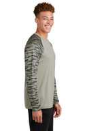 Sport-Tek ®  Drift Camo Colorblock Long Sleeve Tee ST376LS