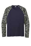 Sport-Tek ®  Drift Camo Colorblock Long Sleeve Tee ST376LS