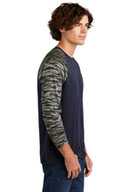 Sport-Tek ®  Drift Camo Colorblock Long Sleeve Tee ST376LS