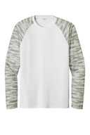 Sport-Tek ®  Drift Camo Colorblock Long Sleeve Tee ST376LS
