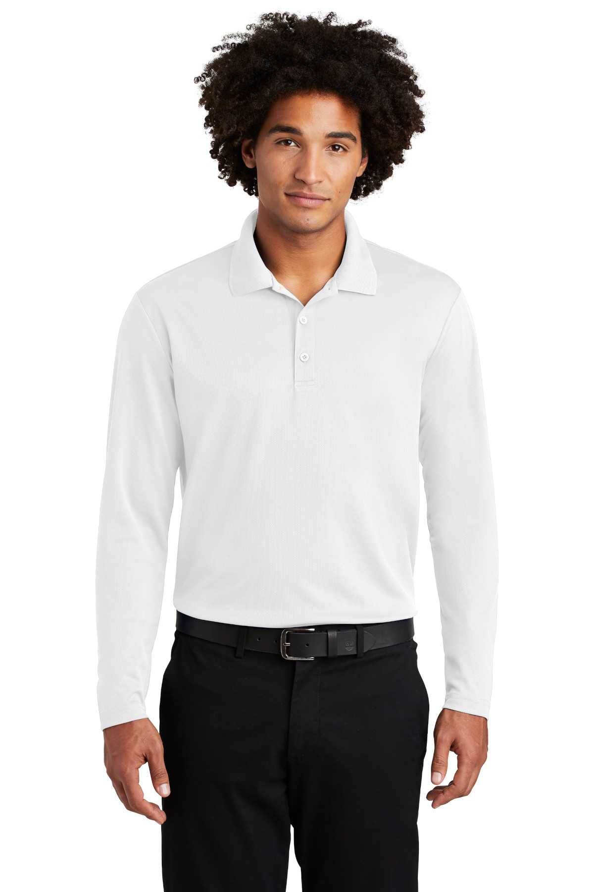 Sport-Tek® Polo - PosiCharge® RacerMesh® Long Sleeve Polo Shirt ST640LS