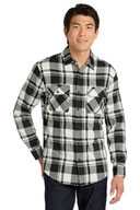 Port Authority Plaid Flannel Shirt. W668