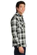 Port Authority Plaid Flannel Shirt. W668