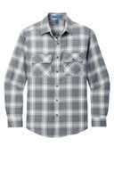 Port Authority Plaid Flannel Shirt. W668