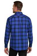 Port Authority Plaid Flannel Shirt. W668