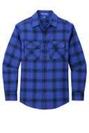 Port Authority Plaid Flannel Shirt. W668
