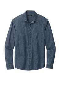 Port Authority Long Sleeve Perfect Denim Shirt W676
