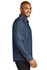Port Authority Long Sleeve Perfect Denim Shirt W676