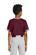 Sport-Tek ®  Youth Tough Mesh V-Neck Baseball Jersey YST221