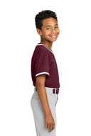 Sport-Tek ®  Youth Tough Mesh V-Neck Baseball Jersey YST221