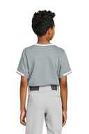 Sport-Tek ®  Youth Tough Mesh V-Neck Baseball Jersey YST221