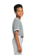Sport-Tek ®  Youth Tough Mesh V-Neck Baseball Jersey YST221