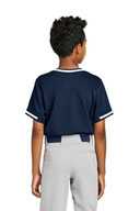 Sport-Tek ®  Youth Tough Mesh V-Neck Baseball Jersey YST221