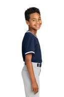 Sport-Tek ®  Youth Tough Mesh V-Neck Baseball Jersey YST221