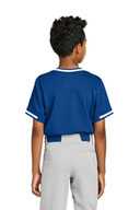 Sport-Tek ®  Youth Tough Mesh V-Neck Baseball Jersey YST221