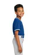 Sport-Tek ®  Youth Tough Mesh V-Neck Baseball Jersey YST221