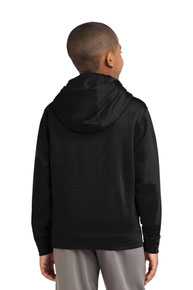 Sport-Tek ®  Youth Sport-Wick ®  Fleece Hooded Pullover. YST244