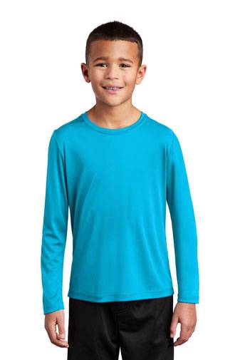 Sport-Tek  ®  Youth Posi-UV ™  Pro Long Sleeve Tee. YST420LS