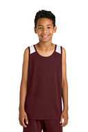 Maroon/ White