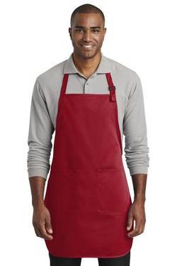 Port Authority ® Full-Length Two-Pocket Bib Apron. A600 Port Authority ® Full-Length Two-Pocket Bib Apron. A600