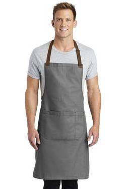 Port Authority Market Full-Length Bib Apron. A800 Port Authority Market Full-Length Bib Apron. A800