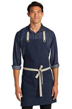 Port Authority Canvas Full-Length Two-Pocket Apron A815 Port Authority Canvas Full-Length Two-Pocket Apron A815
