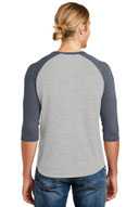 Alternative Dugout 3/4-Sleeve Vintage 50/50 Tee. AA5057