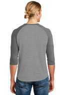Alternative Dugout 3/4-Sleeve Vintage 50/50 Tee. AA5057