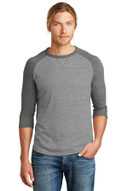 Alternative Dugout 3/4-Sleeve Vintage 50/50 Tee. AA5057