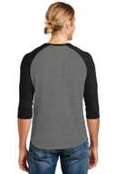Alternative Dugout 3/4-Sleeve Vintage 50/50 Tee. AA5057